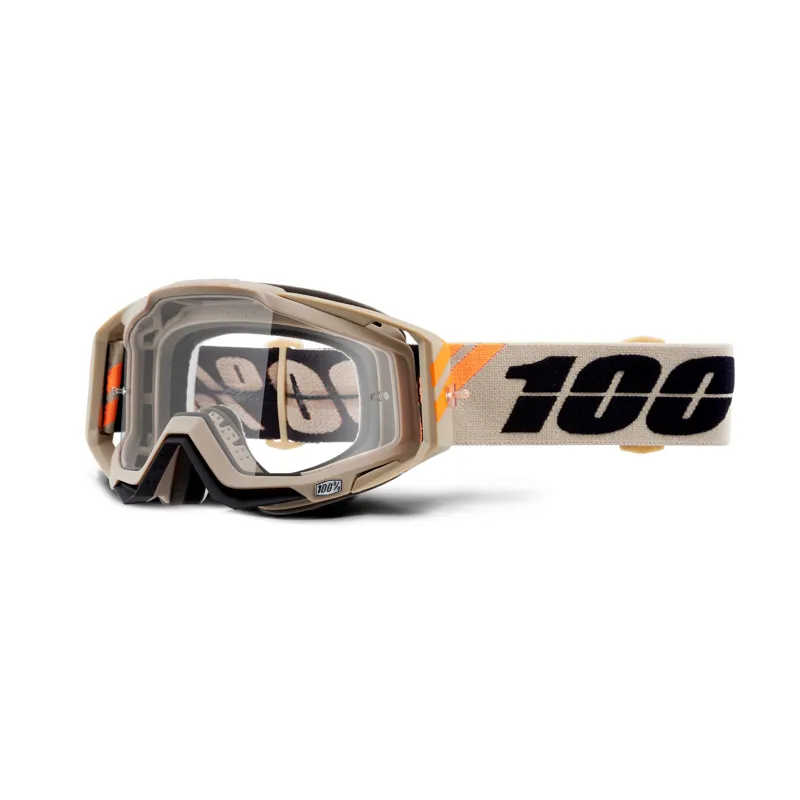 100 Percent Racecraft Goggles Clear Lens Poliet