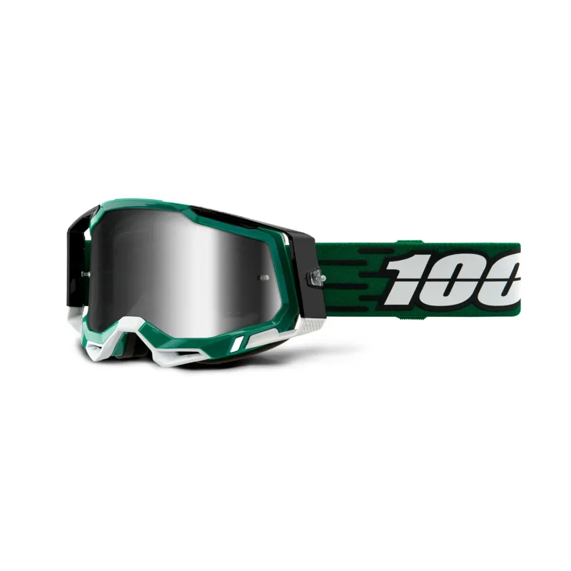 100 Percent Racecraft 2 Goggle Silver Mirror Lens Milori