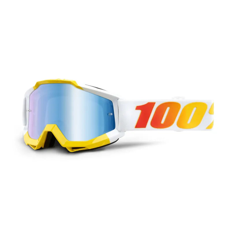 100 Percent Accuri Goggles Blue Mirror Lens Astra