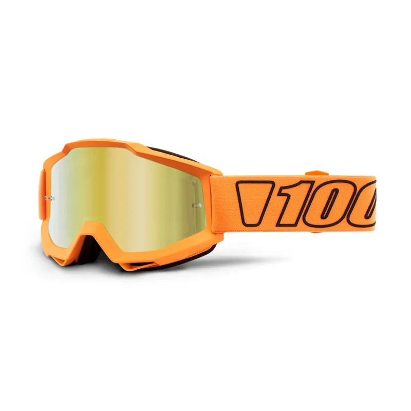 100 Percent Accuri Goggles Gold Mirror Lens Luminari