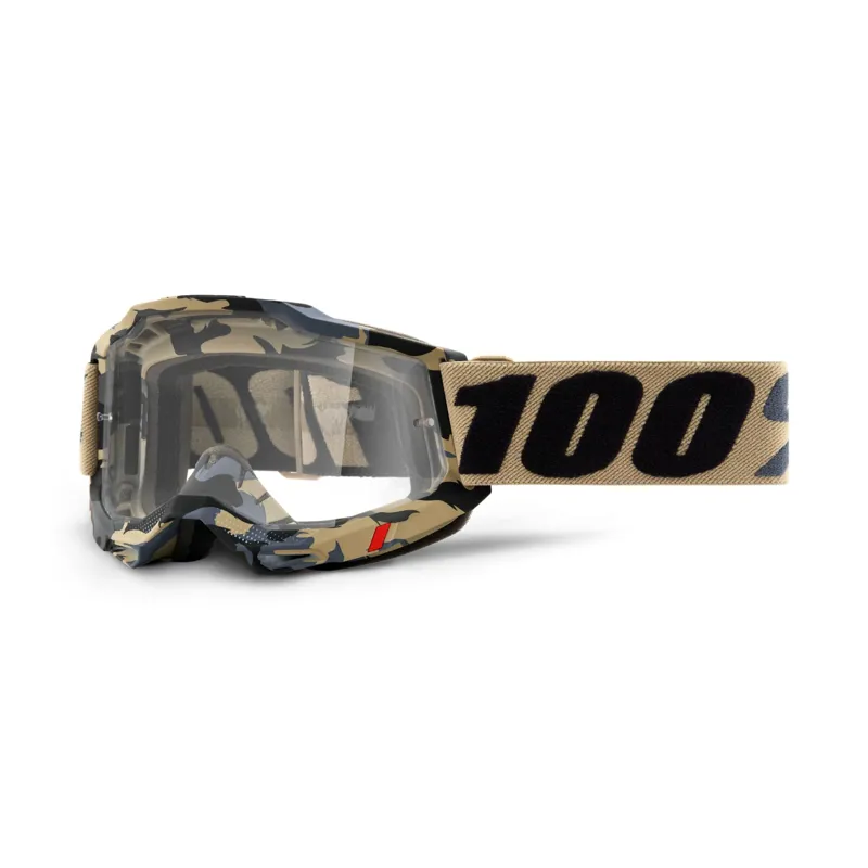 100 Percent Accuri 2 Goggle Clear Lens Camo