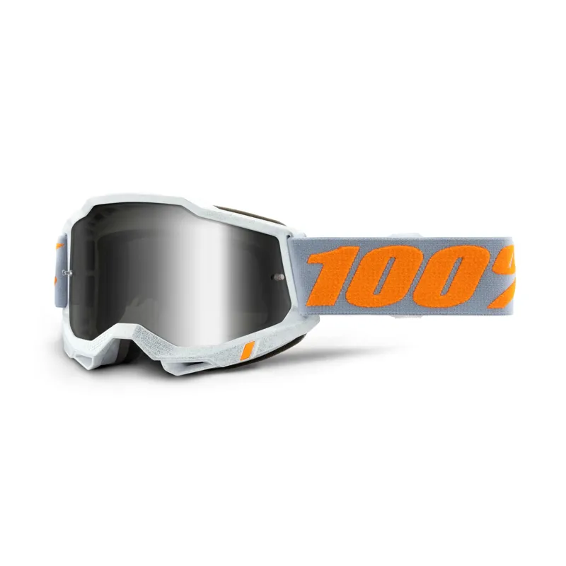 100 Percent Accuri 2 Goggle Silver Mirror Lens Speedco
