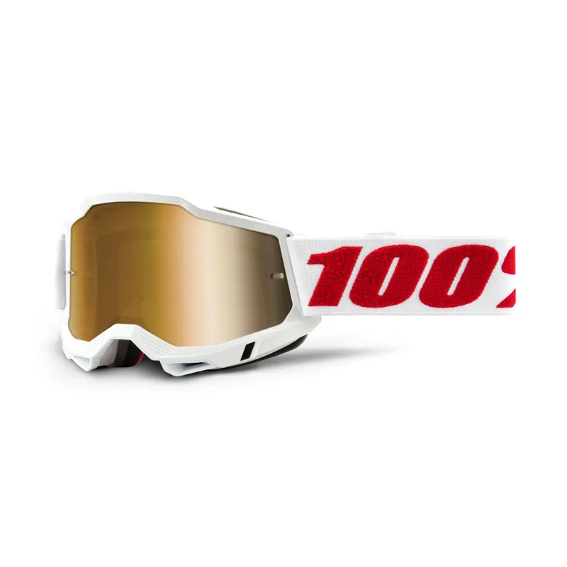100 Percent Accuri 2 Goggle Gold Mirror Lens Denver