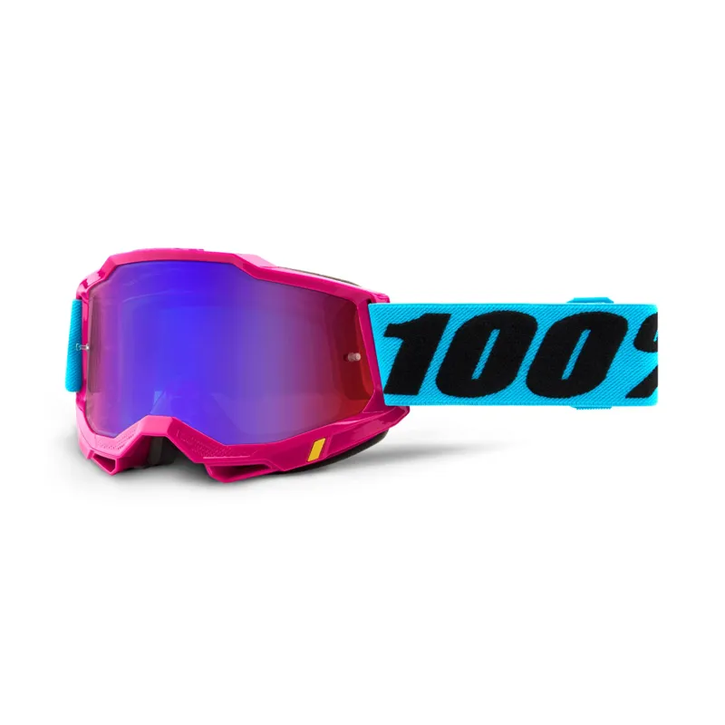 100 Percent Accuri 2 Goggle Red/Blue Mirror Lens Lefleur