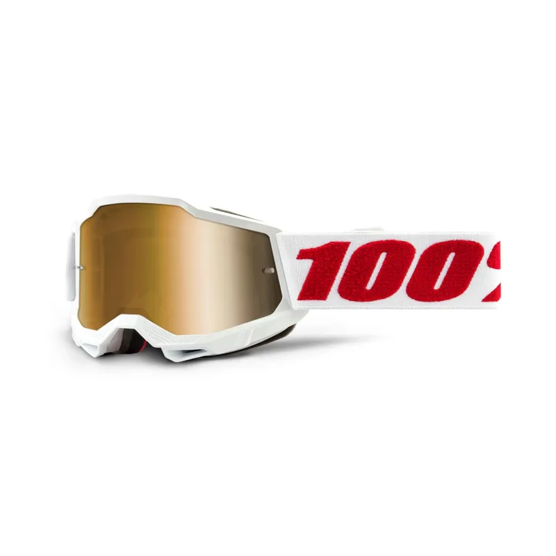 100 Percent Accuri 2 Youth Goggle Gold Mirror Lens Denver