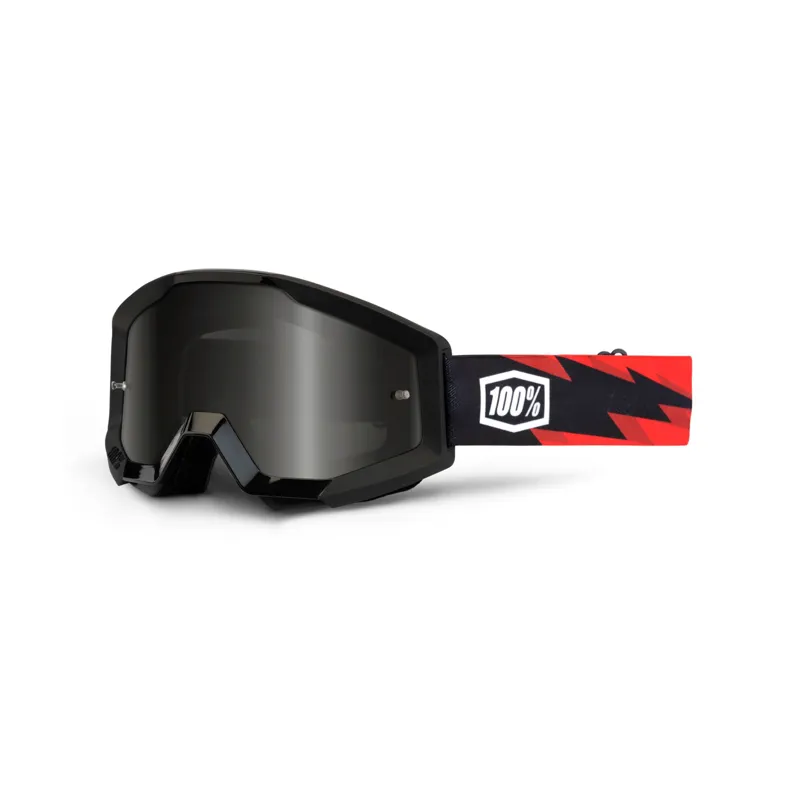 100 Percent Strata Sand Goggles Smoke Lens Slash