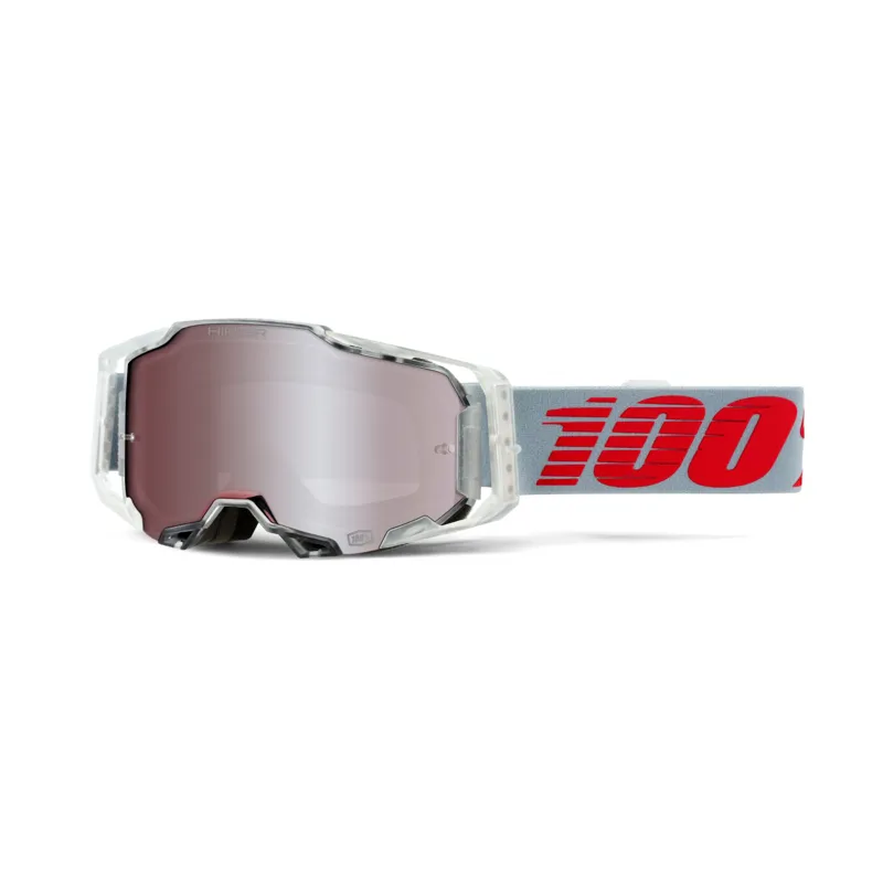 100 Percent Armega Goggle HiPER Silver Lens X-Ray