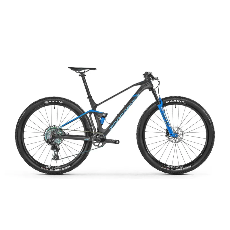 Mondraker F-Podium Carbon RR 29Inch Mountain Bike Matt Carbon SID Blue Blue