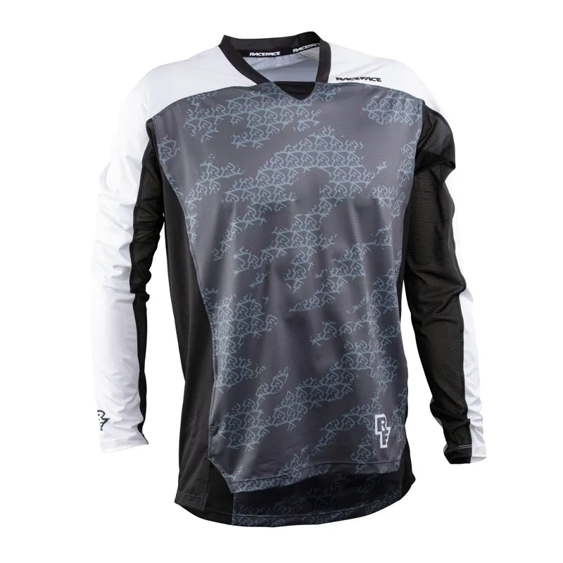Race Face Diffuse Long Sleeve Jersey Black 