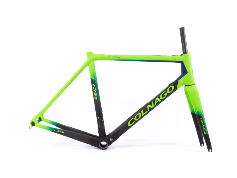 2020 Colnago C64 CGRBL 54s Custom Carbon Rim Brake Frameset in Green