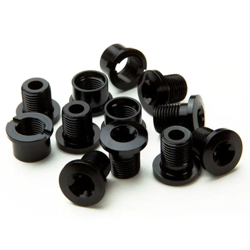 Race Face Chainring Bolts and Nuts Triple Ring Set in Black