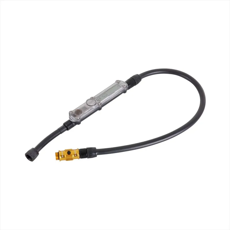 Lezyne ABS MFDR Gold Chuck Digital Hose for Micro Floor Drive Pumps