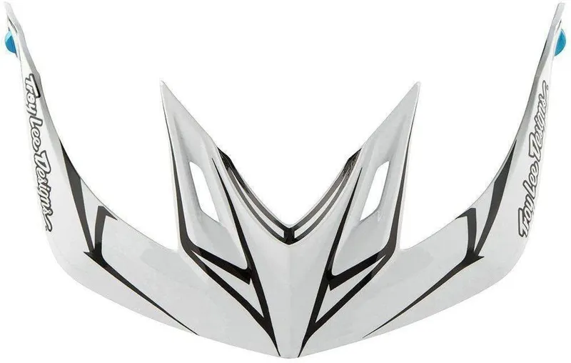 Troy Lee Designs A2 Helmet Replacement Visor in Pinstripe White
