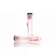 Demolition BMX Axes Grips with Plugs in Clear/Red
