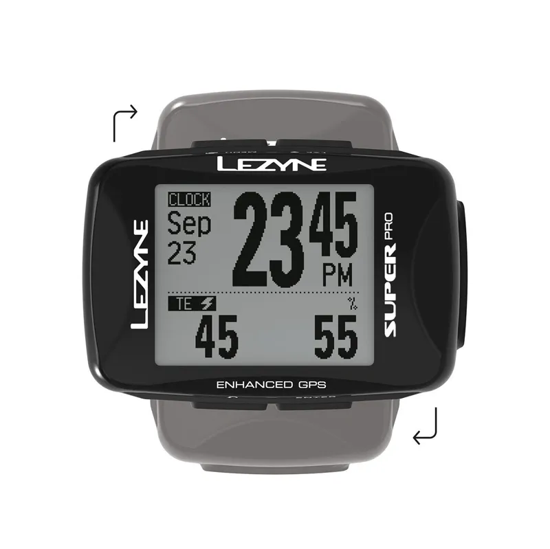 Lezyne Super Pro HRSC Loaded GPS in Black