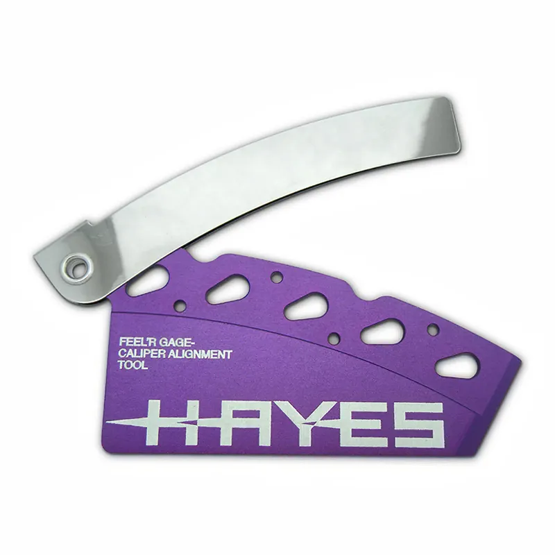 Hayes Feel'r Gauge Brake Alignment Tool in Purple/Silver