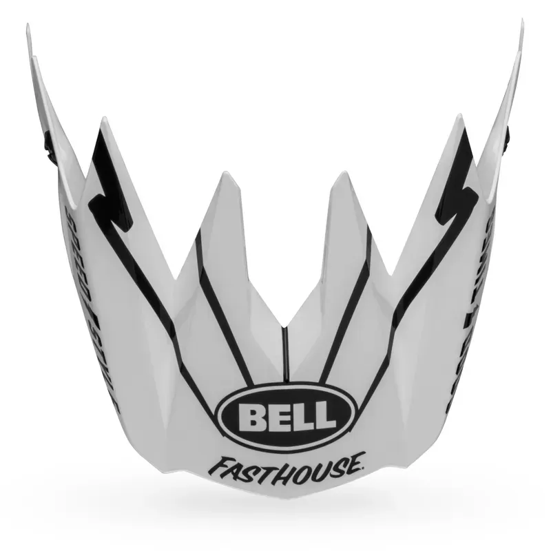 Bell Replacement Full-10 Helmet Visor in Matte/Gloss White/Black