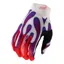 Troy Lee Designs Youth Air Overspray Gloves in White/Violet