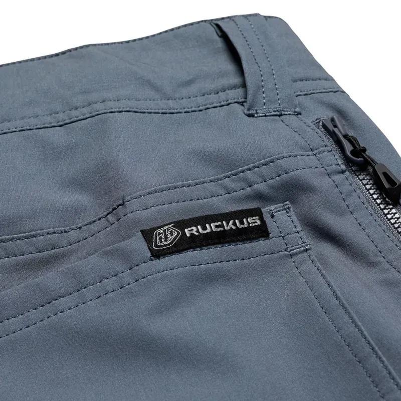Troy Lee Designs Ruckus Long Travel Trousers in Mono Steel Blue-5