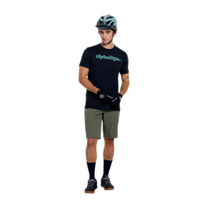 Troy Lee Designs Skyline Trail Mono Shorts w/Liner in Army-1