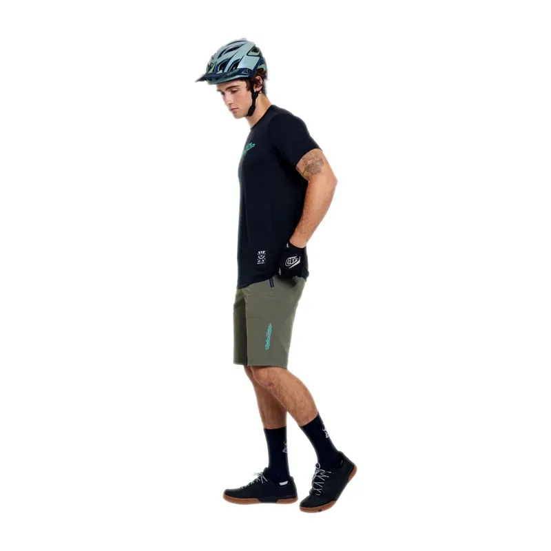 Troy Lee Designs Skyline Trail Mono Shorts w/Liner in Army-2
