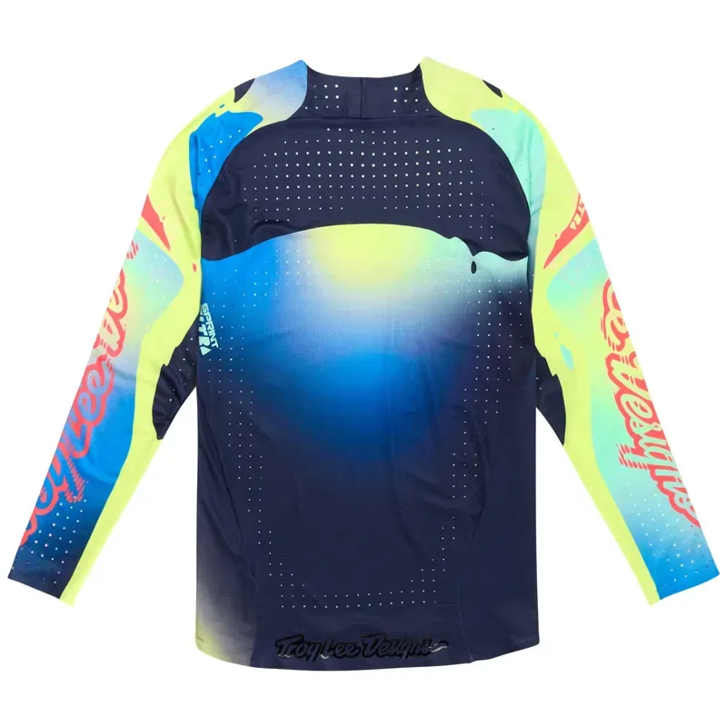 Troy Lee Designs Sprint Ultra Long Sleeve Jersey In Drip - Glo Yellow-1