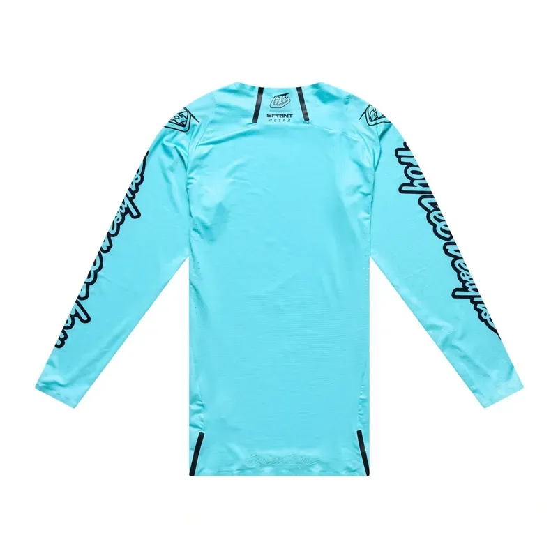 Troy Lee Designs Sprint Ultra Long Sleeve Jersey Mono in Real Teal-1