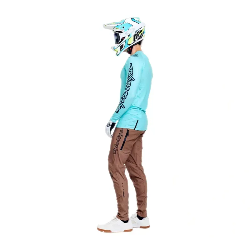 Troy Lee Designs Sprint Ultra Long Sleeve Jersey Mono in Real Teal-3