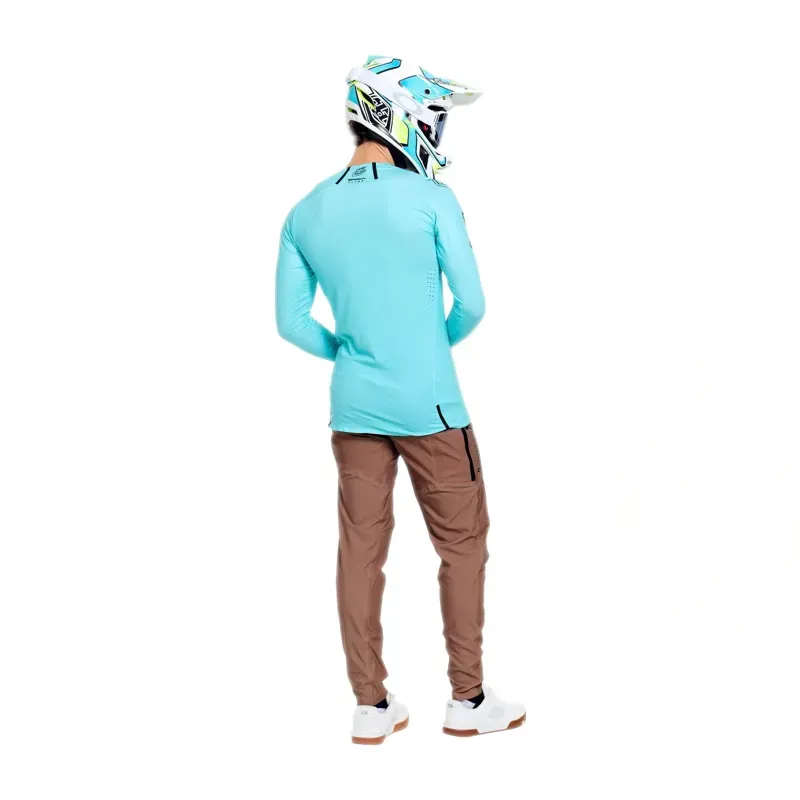 Troy Lee Designs Sprint Ultra Long Sleeve Jersey Mono in Real Teal-4