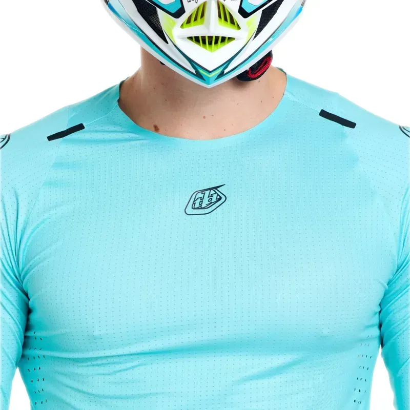 Troy Lee Designs Sprint Ultra Long Sleeve Jersey Mono in Real Teal-5