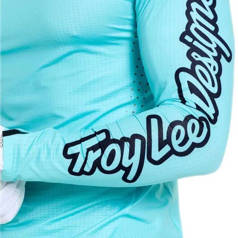 Troy Lee Designs Sprint Ultra Long Sleeve Jersey Mono in Real Teal-6
