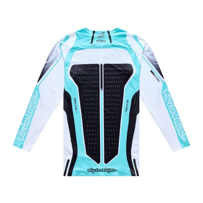 Troy Lee Designs Sprint Ultra Long Sleeve Jersey Proton in White-1