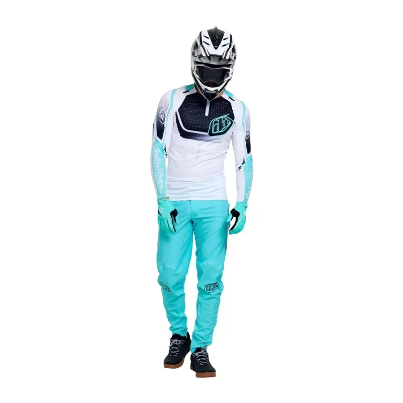 Troy Lee Designs Sprint Ultra Long Sleeve Jersey Proton in White-2