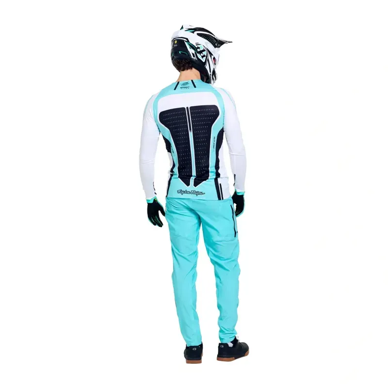 Troy Lee Designs Sprint Ultra Long Sleeve Jersey Proton in White-4