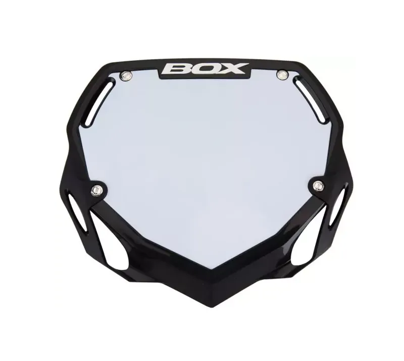Box Phase 1 Number Plate in Black