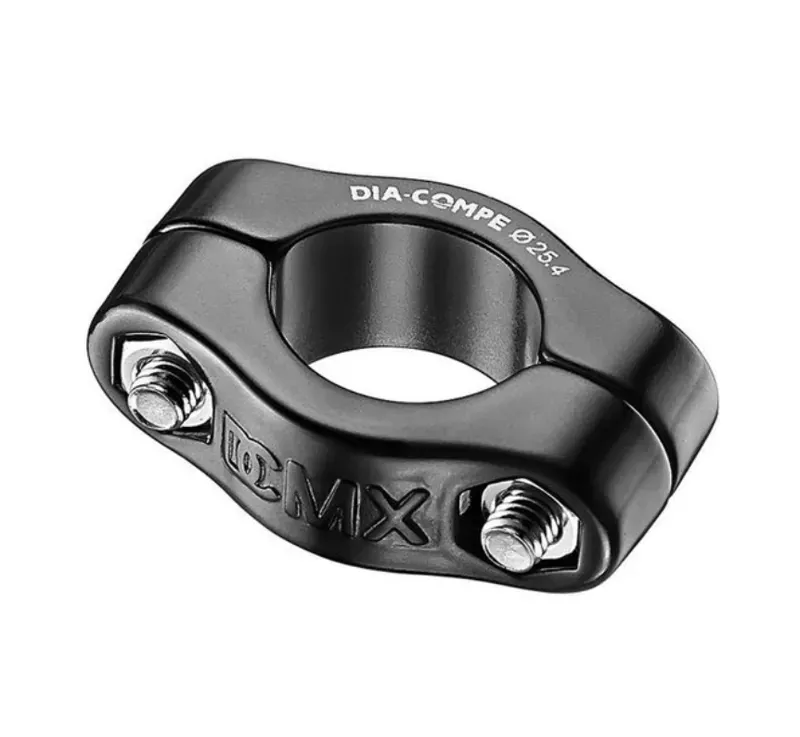 Dia-Compe MX1500 Two Bolt Seat 25.4mm Clamp in Black 