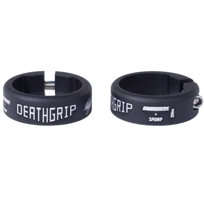 DMR Replacement DeathGrip MTB Bar Grip Collar 2-pack in Matte Black