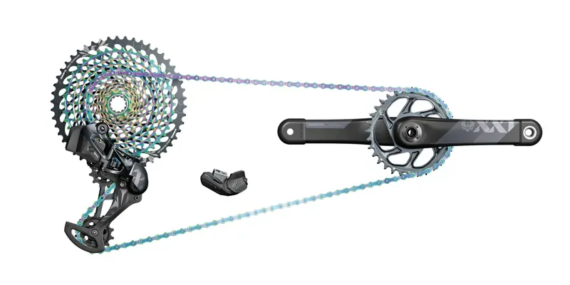 SRAM XX1 Eagle DUB SL 12-speed 34-tooth Crankset in Grey-1