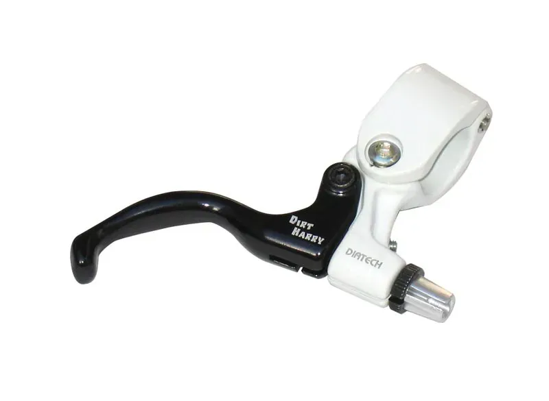 Dia-Compe Dirt Harry 22.2/25.4mm RH BMX Brake Lever in Black/White