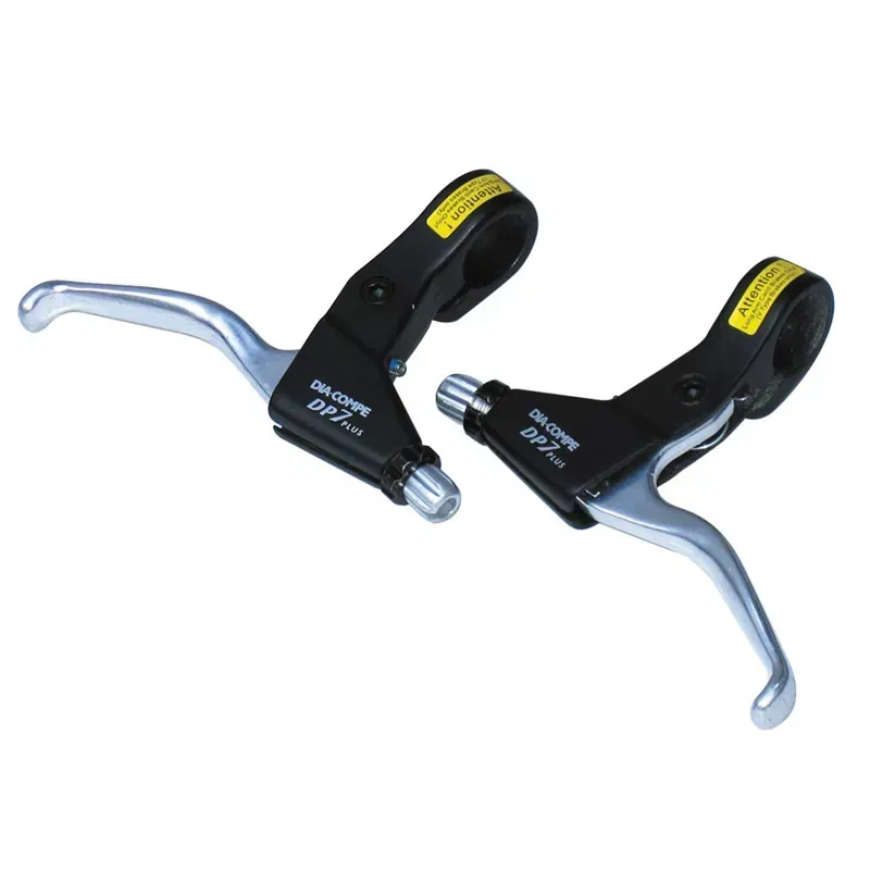 Dia-Compe DP-7 22.2mm MTB Brake Levers in Black/Silver