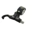 Dia-Compe Gold Finger 22.2/25.4mm Left Hand Brake Lever in Black/Black