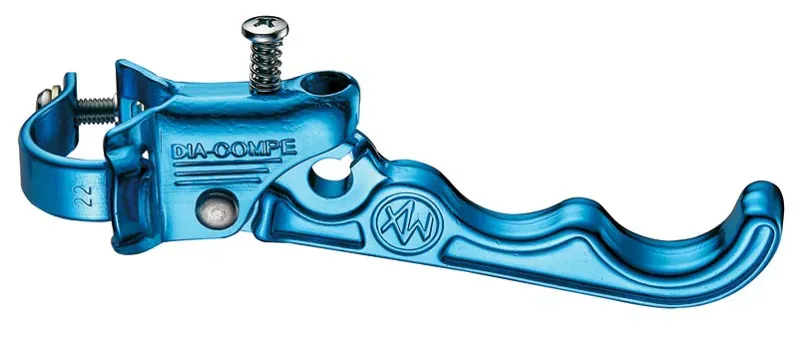 Dia-Compe Tech2 MX120 2-finger 22.2mm Right Hand BMX Lever in Blue