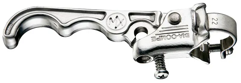 Dia-Compe Tech2 MX120 2-finger 22.2mm Right Hand BMX Lever in Silver