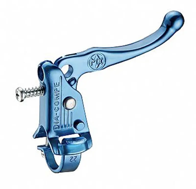 Dia-Compe Tech3 MX121 22.2mm Right Hand BMX Brake Lever in Blue