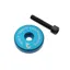 Wolf Tooth Ultralight Stem Cap with 10mm Integrated Spacer in Blue