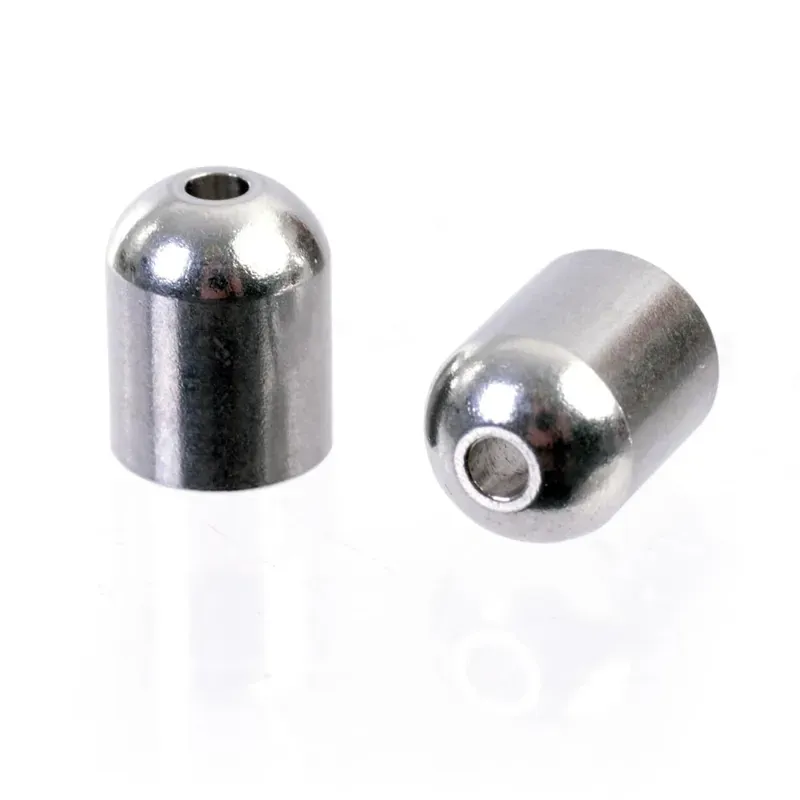 Dia-Compe Alloy Lever/Cable Ferrules in Silver