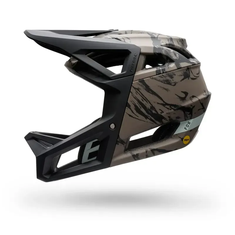 Fox Youth Proframe Thrive Helmet in Nutmeg Brown-3