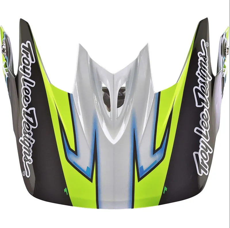 Troy Lee Designs D3 Helmet Replacement Visor in Cadence Black/Yellow