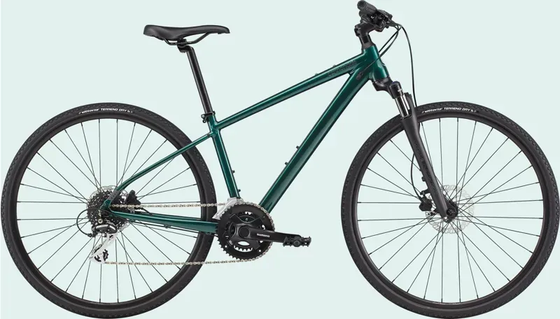 Cannondale Quick CX 3 Women's Hybrid Bike in Emerald-1