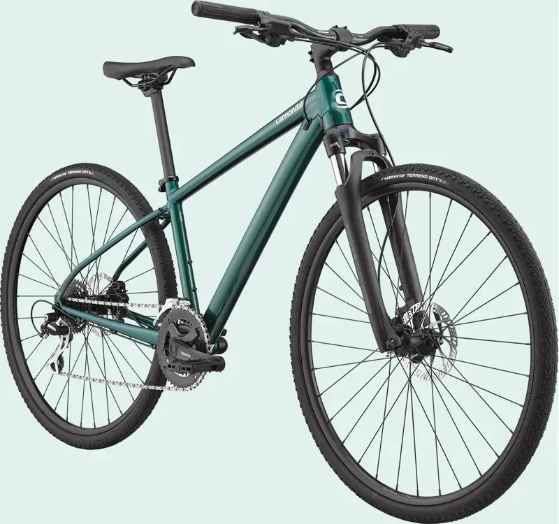 Cannondale Quick CX 3 Women's Hybrid Bike in Emerald-2